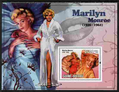 Guinea - Bissau 2010 Marilyn Monroe perf s/sheet unmounted mint