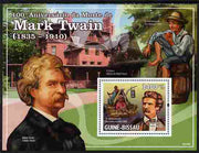 Guinea - Bissau 2010 100th death Anniversary of Mark Twain perf s/sheet unmounted mint