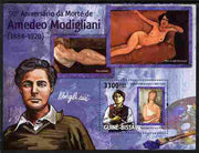 Guinea - Bissau 2010 90th death Anniversary of Modigliani perf s/sheet unmounted mint