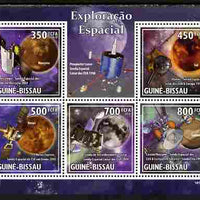 Guinea - Bissau 2010 Space Probes perf sheetlet containing 5 values unmounted mint