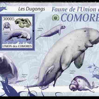 Comoro Islands 2009 Dugong perf s/sheet unmounted mint Yv 193