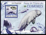 Comoro Islands 2009 Dugong perf s/sheet unmounted mint Yv 193