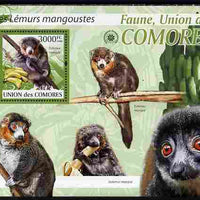 Comoro Islands 2009 Mongoose Lemur perf s/sheet unmounted mint Yv 194