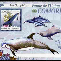 Comoro Islands 2009 Dolphins perf s/sheet unmounted mint Yv 198