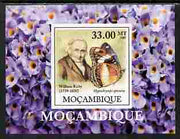 Mozambique 2009 William Kirby Butterflies & Insects #1 individual imperf deluxe sheetlet unmounted mint. Note this item is privately produced and is offered purely on its thematic appeal