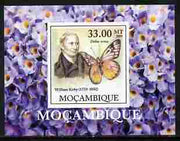 Mozambique 2009 William Kirby Butterflies & Insects #4 individual imperf deluxe sheetlet unmounted mint. Note this item is privately produced and is offered purely on its thematic appeal