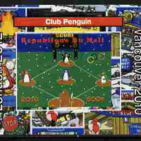 Mali 2010 Olympic Games - Disney Club Penguin #1 individual imperf deluxe sheetlet unmounted mint. Note this item is privately produced and is offered purely on its thematic appeal