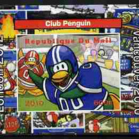 Mali 2010 Olympic Games - Disney Club Penguin #2 individual imperf deluxe sheetlet unmounted mint. Note this item is privately produced and is offered purely on its thematic appeal