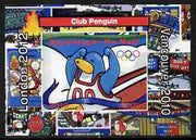 Mali 2010 Olympic Games - Disney Club Penguin #4 individual imperf deluxe sheetlet unmounted mint. Note this item is privately produced and is offered purely on its thematic appeal