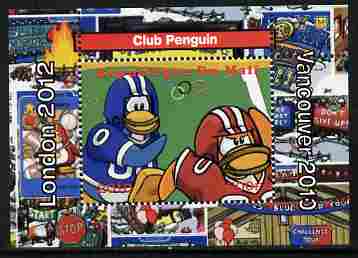 Mali 2010 Olympic Games - Disney Club Penguin #5 individual perf deluxe sheetlet unmounted mint. Note this item is privately produced and is offered purely on its thematic appeal