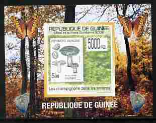 Guinea - Conakry 2009 Fungi on Stamps #5 individual imperf deluxe sheetlet unmounted mint. Note this item is privately produced and is offered purely on its thematic appeal