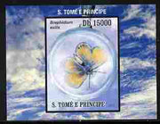 St Thomas & Prince Islands 2010 Butterflies #3 individual imperf deluxe sheetlet unmounted mint. Note this item is privately produced and is offered purely on its thematic appeal