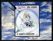 St Thomas & Prince Islands 2010 Butterflies #6 individual imperf deluxe sheetlet unmounted mint. Note this item is privately produced and is offered purely on its thematic appeal