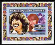 Guinea - Conakry 2006 The Beatles individual imperf deluxe sheet #3 containing 1 value (George & Ringo) unmounted mint. Note this item is privately produced and is offered purely on its thematic appeal as Yv 357
