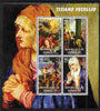 Djibouti 2003 Paintings by Tiziano perf sheetlet containing 4 values unmounted mint