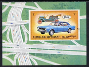 Umm Al Qiwain 1972 Cars (Vintage & Modern) imperf m/sheet, Mi BL 643