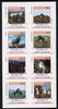 Equatorial Guinea 1976 Horses imperf set of 8 (Mi 805-12B) unmounted mint