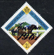 Thomond 1961 Horse Racing 2.5d (Diamond-shaped) with 'Europa 1961' overprint unmounted mint