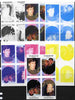 Tuvalu - Nukufetau 1986 Royal Wedding (Andrew & Fergie) 60c tete-beche se-tenant block of 4 - set of 7 imperf progressive proofs comprising the 4 individual colours plus 2, 3 and all 4 colour composites unmounted mint (7 tete-bech……Details Below