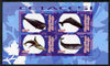 Congo 2010 Cedacea (Whales & Dolphins) #1 imperf sheetlet containing 4 values unmounted mint