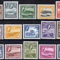 Antigua 1953-62 QEII defs complete lightly mounted mint, SG 120a-34