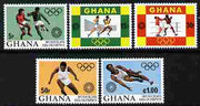 Ghana 1972 Munich Olympic Games perf set of 5 unmounted mint, SG 640-44