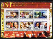 Guinea - Conakry 2009 The 81st Oscar Ceremony perf sheetlet containing 6 values unmounted mint Yv 6554-59