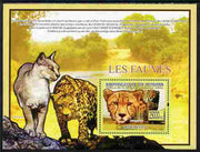 Guinea - Conakry 2009 Fauna - Big Cats perf s/sheet unmounted mint