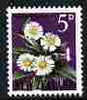 New Zealand 1960-66 Mountain Daisy 5d (from def set) unmounted mint SG 787