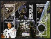 Micronesia 2009 40th Anniversary of Moon Landing perf sheetlet containing 4 values unmounted mint