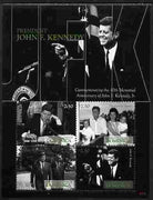 Dominica 2009 John F Kennedy Memorial perf sheetlet containing 4 values unmounted mint