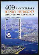 Dominica 2009 400th Anniversary of Henry Hudson discovering Manhattan perf s/sheet unmounted mint