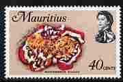 Mauritius 1972-74 Nudibranch 40c chalky paper (from def set) unmounted mint, SG 447