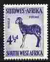 South West Africa 1954 Karakul Lamb 4.5d from def set unmounted mint, SG 158