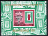 Philippines 1968,Mexico Olympic Games unissued 5c imperf m/sheet showing various stamps (also for Mexico Philatelic Exhibition) unmounted mint