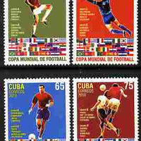 Cuba 2010 Football World Cup perf set of 4 unmounted mint
