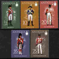 Antigua 1974 Military Uniforms (5th series) perf set of 5 unmounted mint, SG 380-84