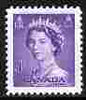 Canada 1953 QEII 4c violet unmounted mint SG 453