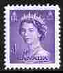 Canada 1953 QEII 4c violet unmounted mint SG 453