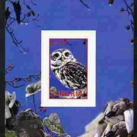 Liberia 2000 Owls #4 imperf s/sheet unmounted mint