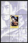 Angola 2001 Millennium series - Bruce Lee perf s/sheet unmounted mint. Note this item is privately produced and is offered purely on its thematic appeal