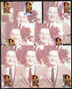 Angola 1999 Walt Disney #1 the set of 8 imperf souvenir sheets each with stamp in a different colour and a different position unmounted mint