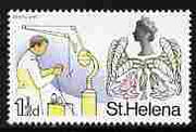 St Helena 1968 Redwood & Dental Unit 1.5d (from def set) unmounted mint, SG 228