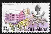 St Helena 1968 Tree-fern & Flats 3d (from def set) unmounted mint, SG 230