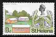 St Helena 1968 Redwood & Cottages 8d (from def set) unmounted mint, SG 233