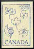 Canada 1979 Flowers & Trees - Heraldic Symbols from the Plant World (Rose, Thistle, Shamrock, Lily & Maple) 50c booklet (blue on crean cover) complete and pristine, SG SB 86i