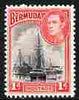 Bermuda 1938-52 KG6 Ships in Hamilton Harbour 1d unmounted SG 110