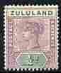 Zululand 1894-96 QV Key Plate 1/2d mounted mint SG 20