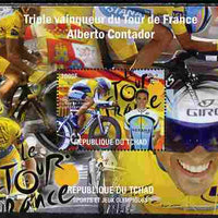 Chad 2010 Tour de France Cycle Race perf s/sheet unmounted mint. Note this item is privately produced and is offered purely on its thematic appeal