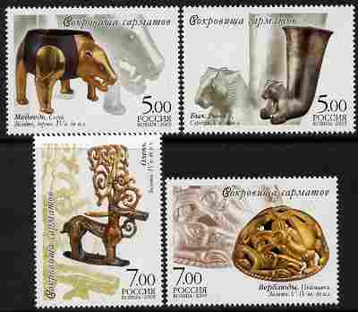 Russia 2005 Artefacts from Filippov Burial Ground set of 4 unmounted mint, SG 7323-26